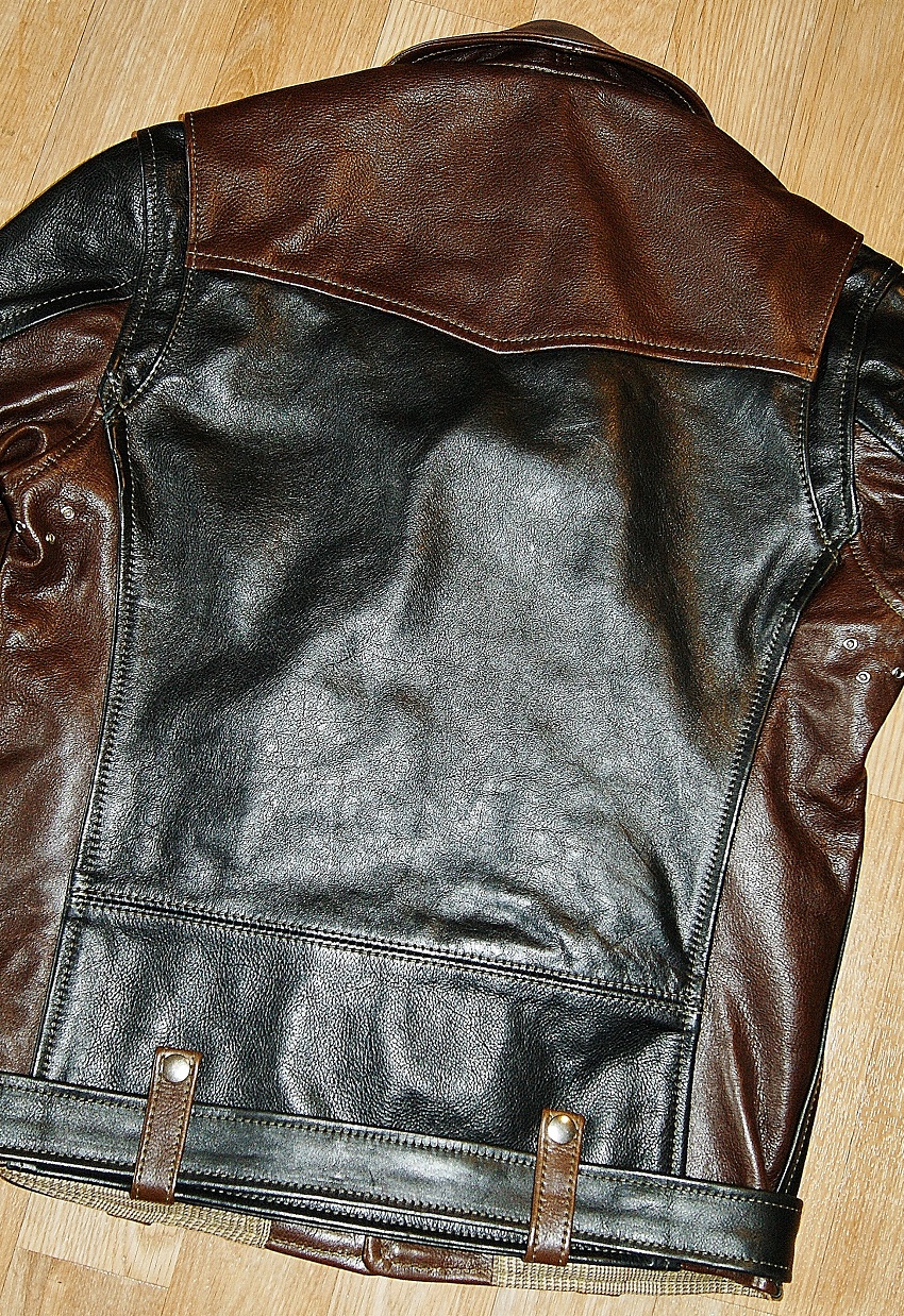Aero Two Tone Ridley J106 Seal and Black Vicenza Horsehide Front Back 1 smaller.jpg