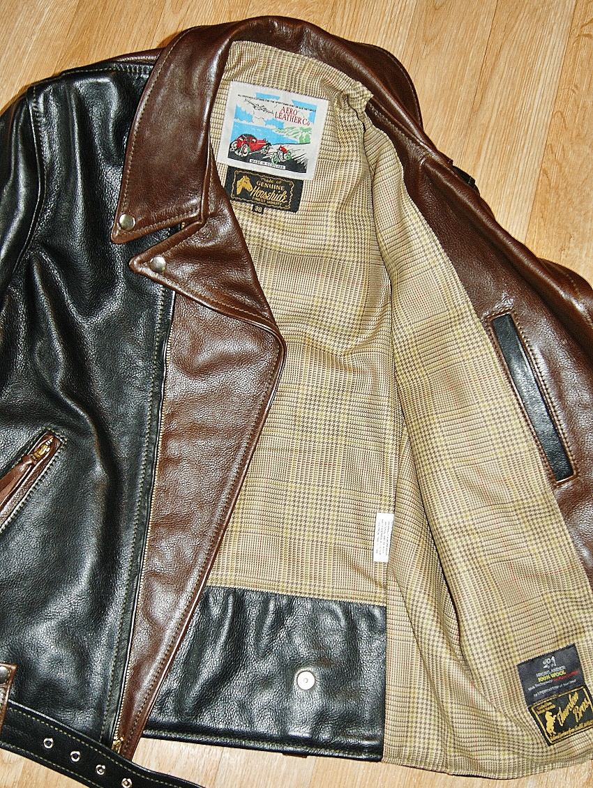 Aero Two Tone Ridley J106 Seal and Black Vicenza Horsehide Front Open 1 smaller.jpg