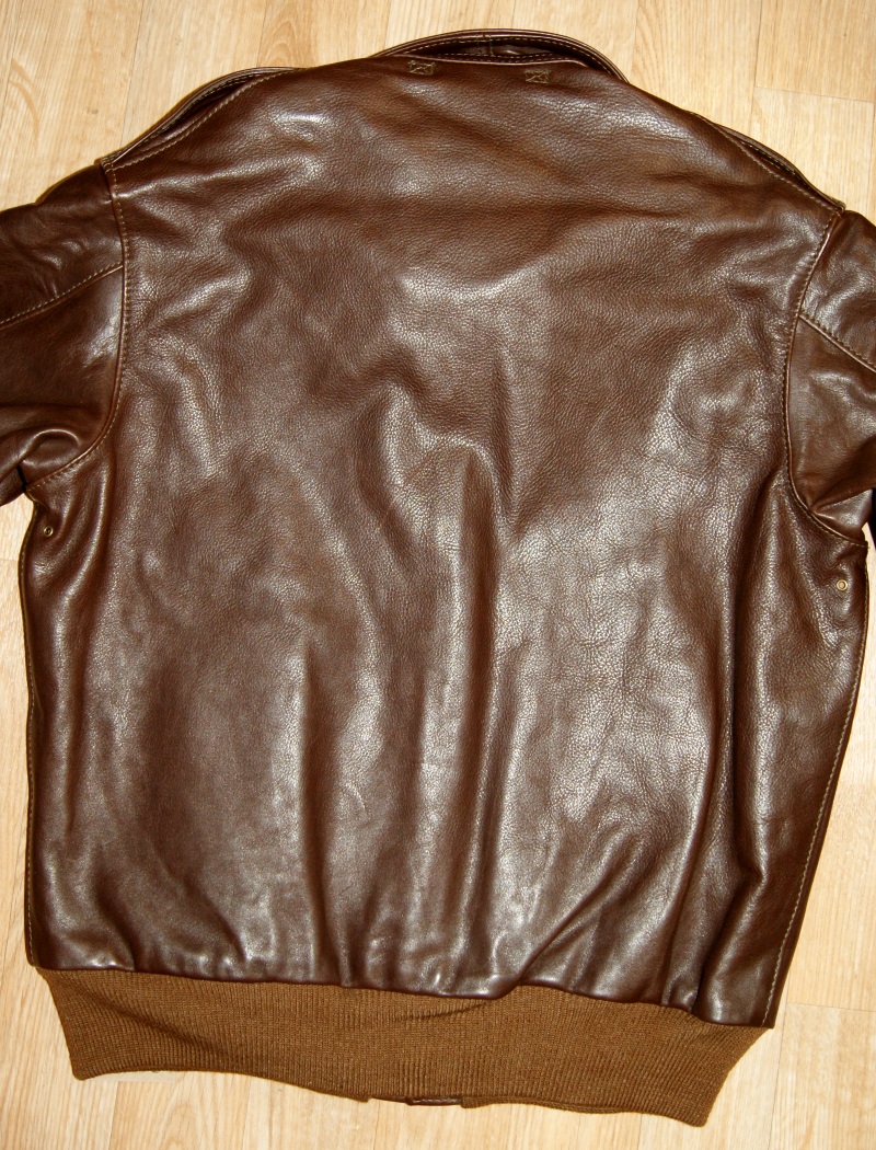 Aero Unknown Maker 1756 A-2 Seal Vicenza Horsehide size 42 back.jpg