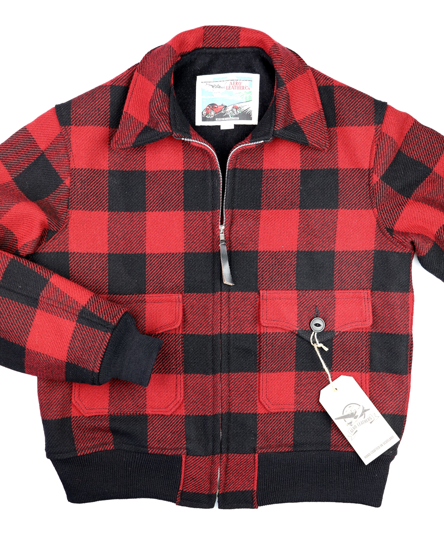 Aero Waterfront Red and Black Wool JE9 front.jpg