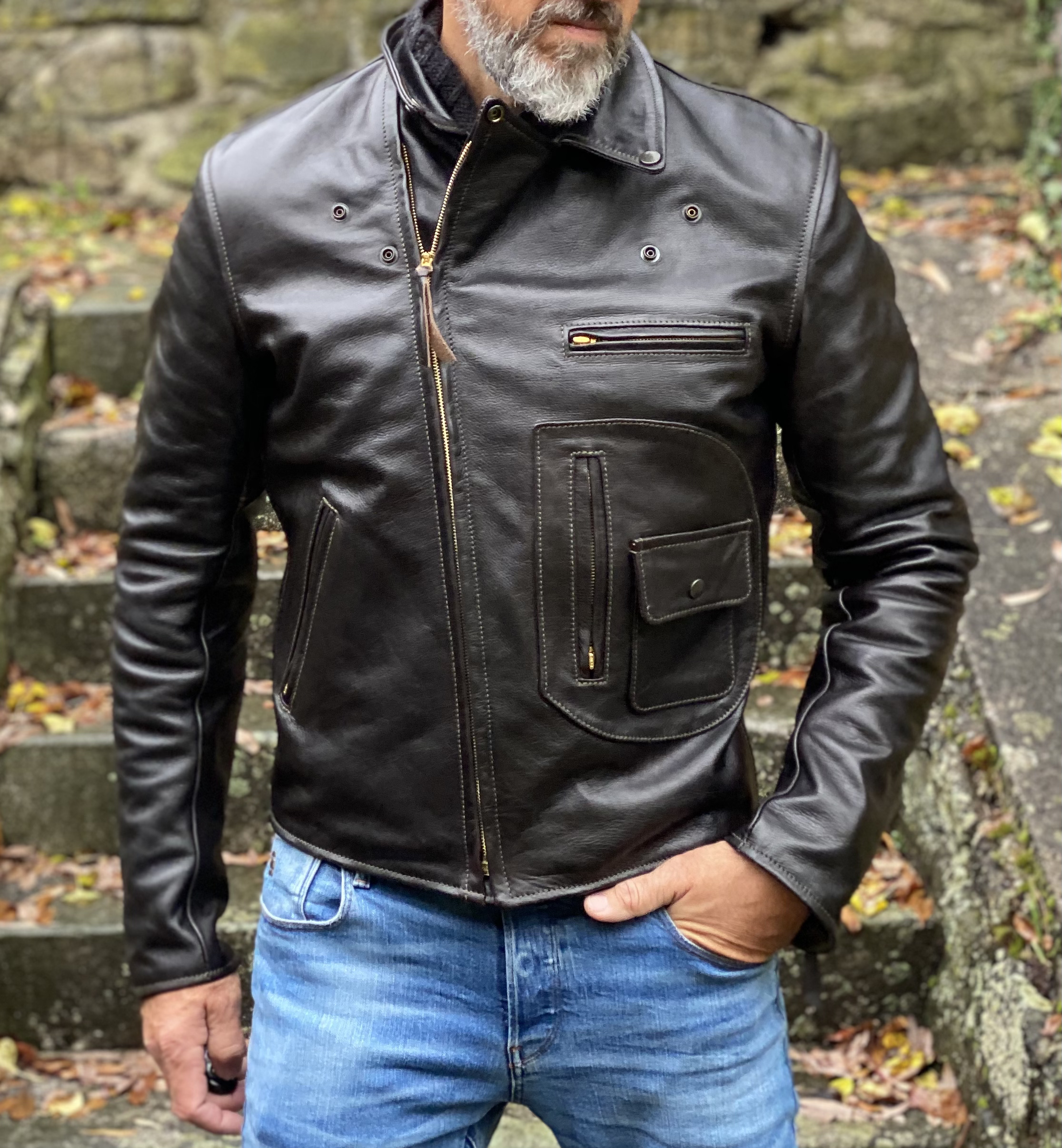 Aero slimfit motorcycle jacket aka Ridley | The Fedora Lounge