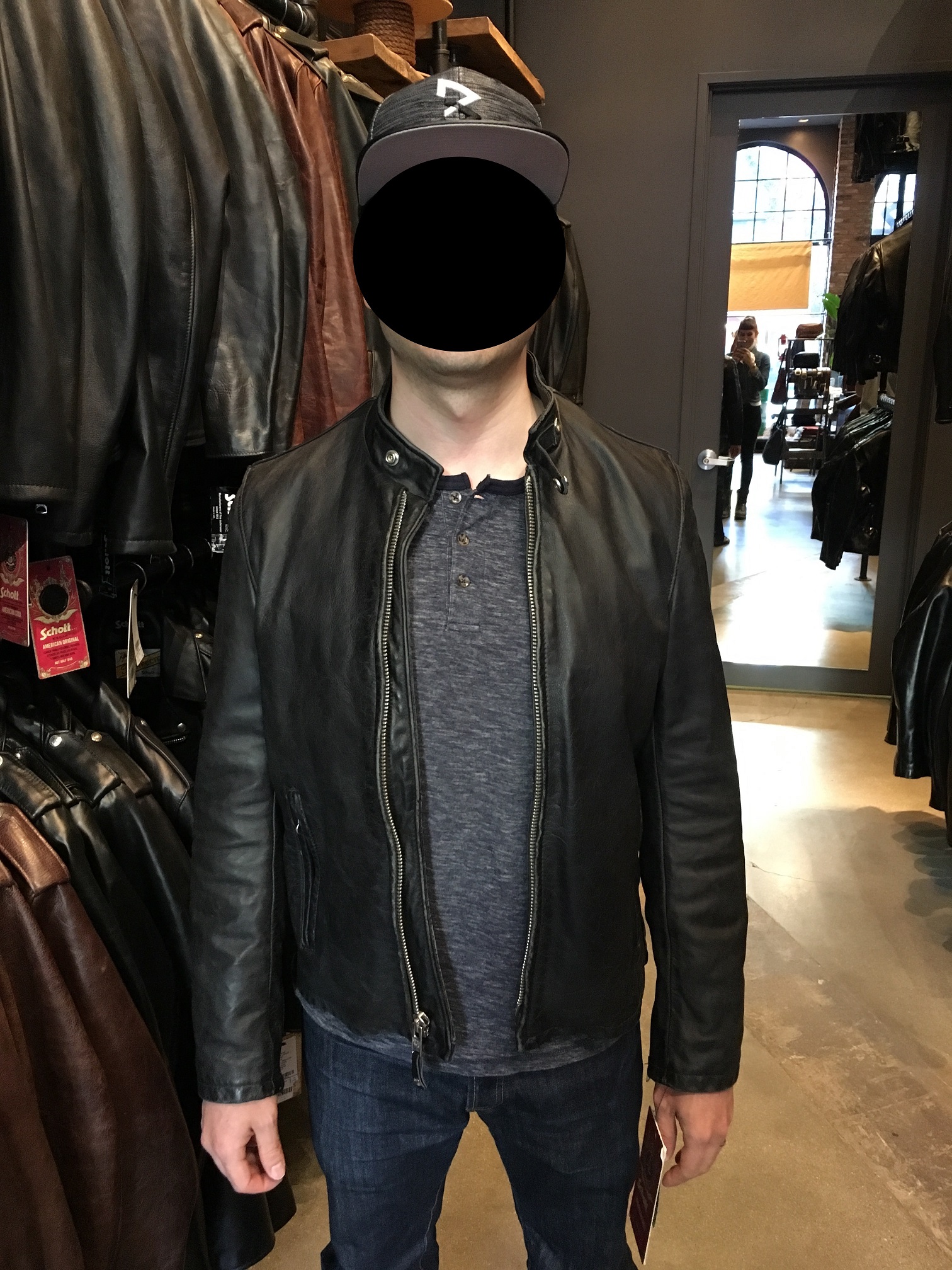 Thin lightweight cafe racer jacket The Fedora Lounge