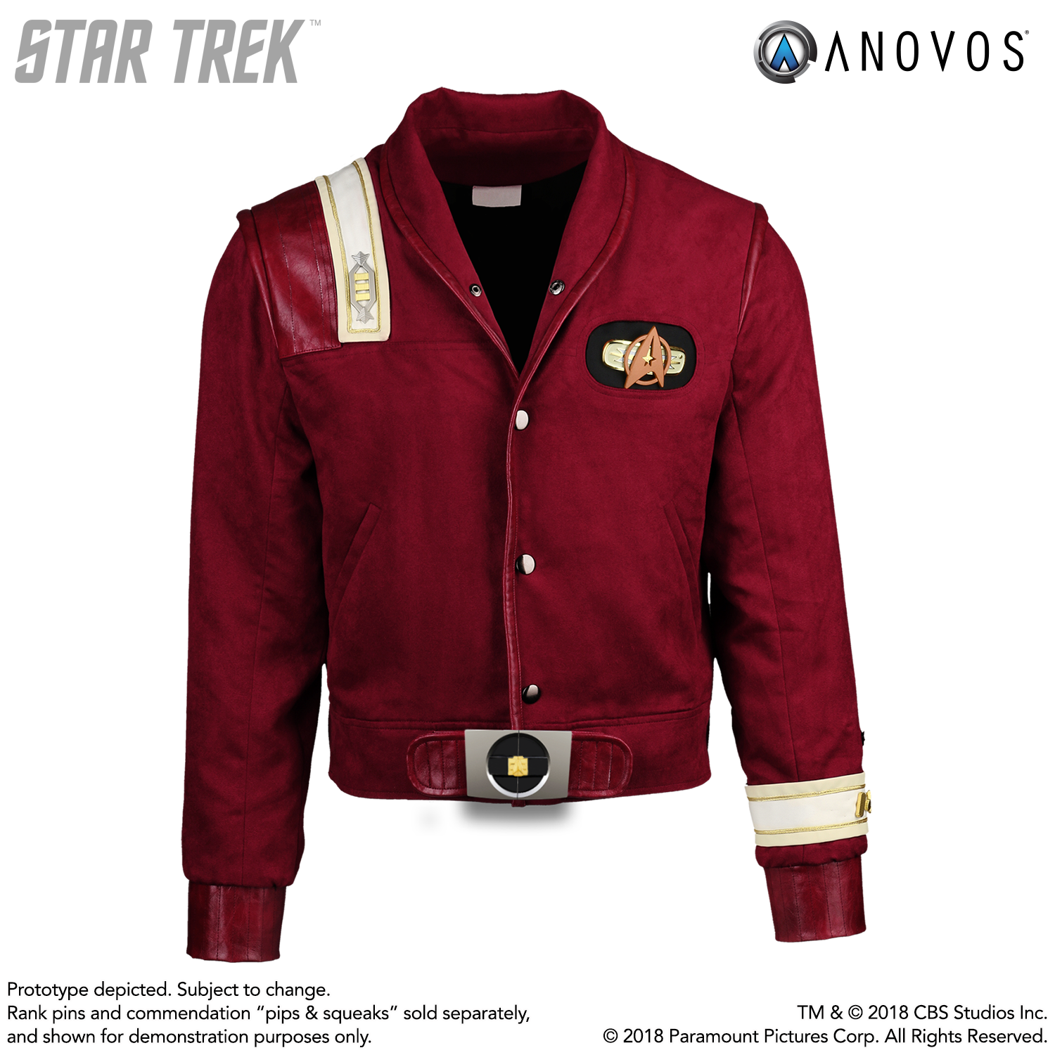 Anovos Star Trek The Original Series movie era bomber jacket.png