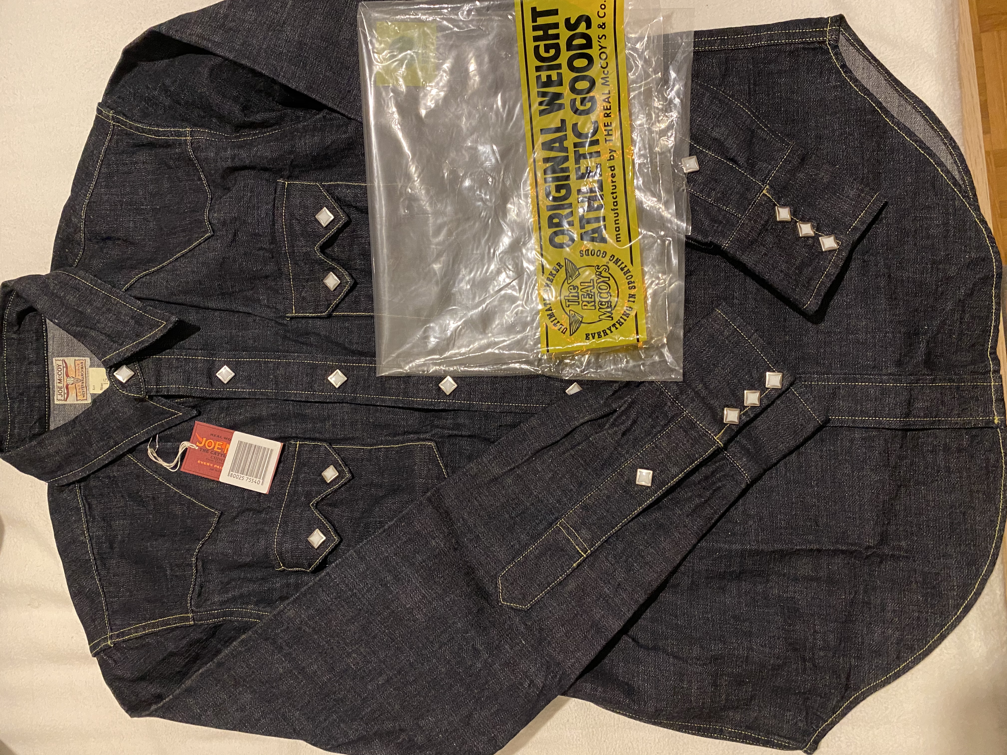 Joe Mccoy Denim Western shirt size 15 | The Fedora Lounge