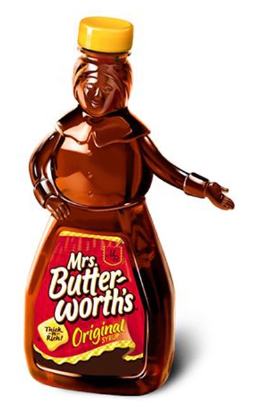 Why everyone knows it's Mrs. Butterworth! 