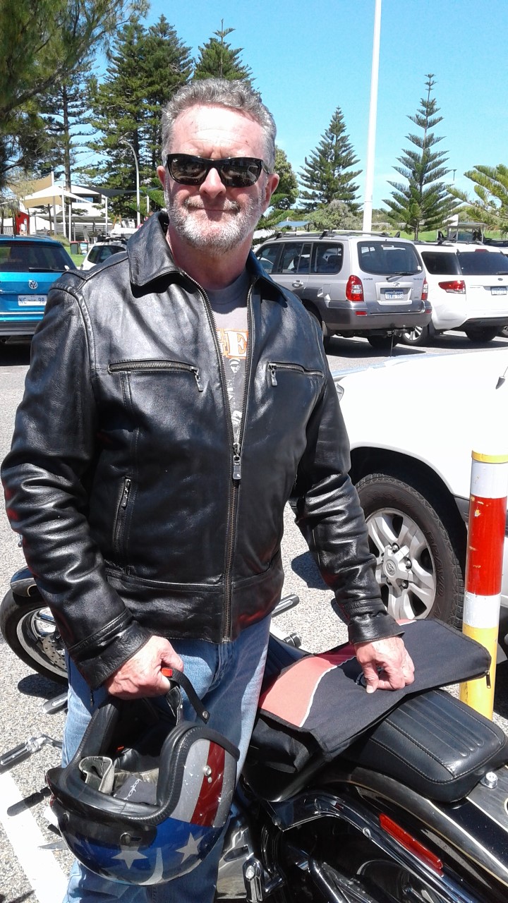 Ben Sherman leather jacket at Mullaloo beach.jpg