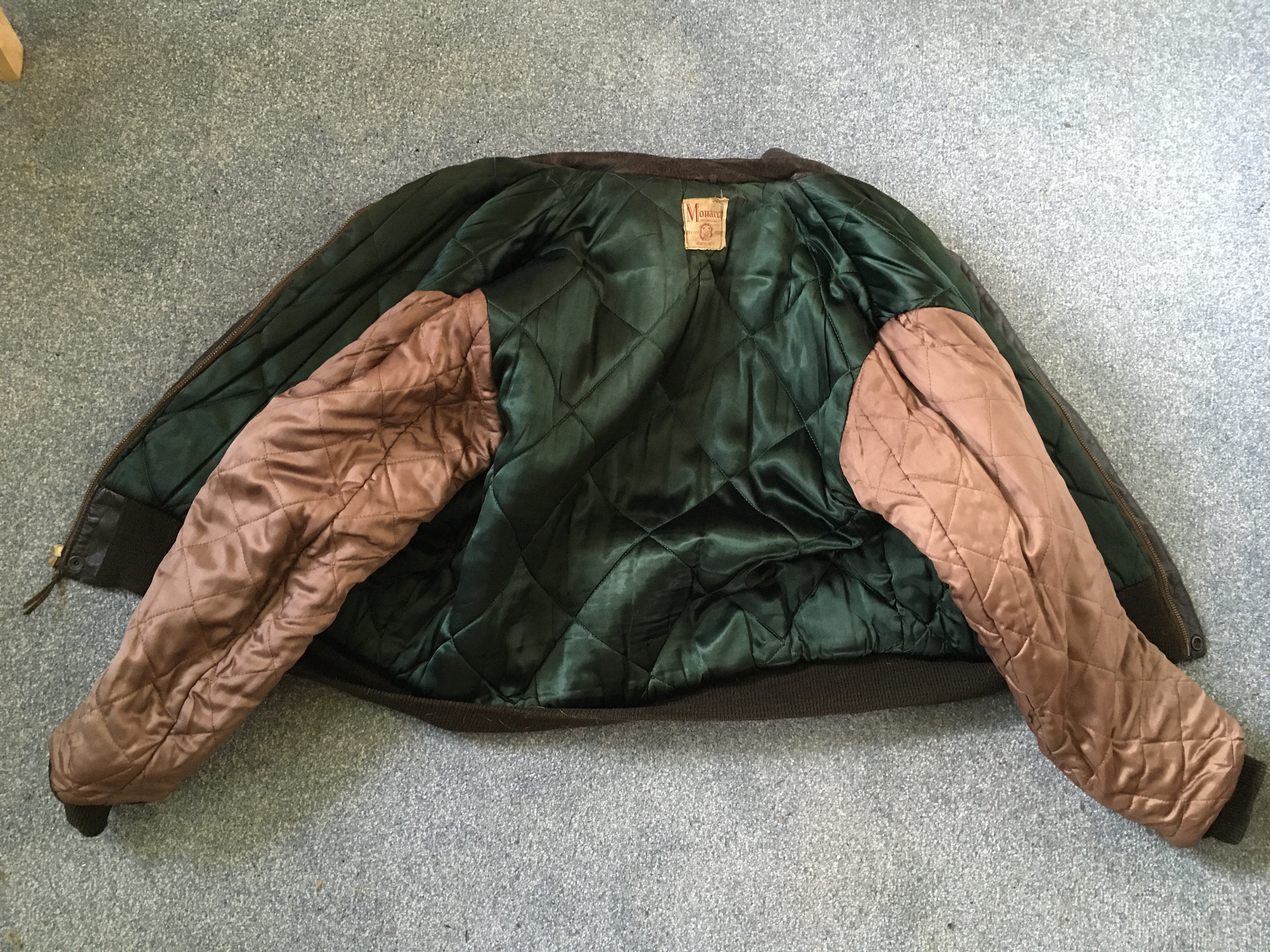 Original WW2 Monarch of Milwaukee A2 H/H flying jacket | The Fedora Lounge