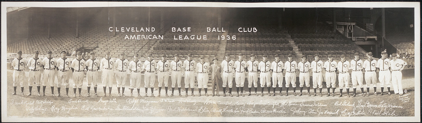 Cleveland baseball club, American League, 1936.jpg