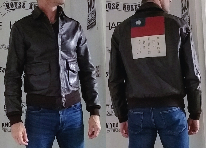 Cockpit Horsehide A 2 Jake Cutter s Flying Tigers tribute jacket The Fedora Lounge