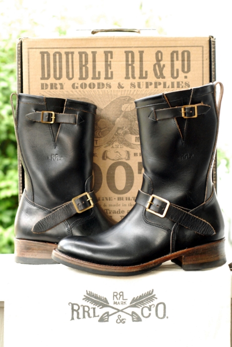 Vintage Engineer Boots: RRL STUDDED ENGINEER BOOTS - A REVIEW