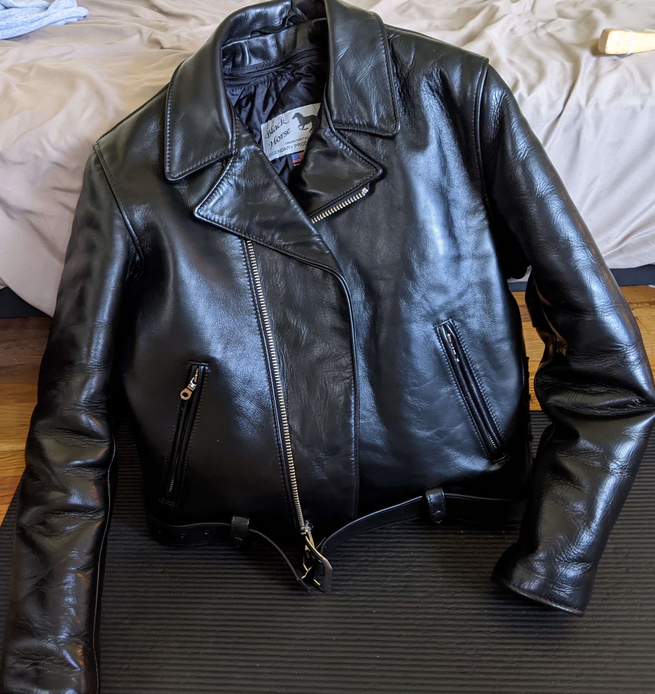 Legendary USA x Schott horsehide motorcycle jacket | The Fedora Lounge