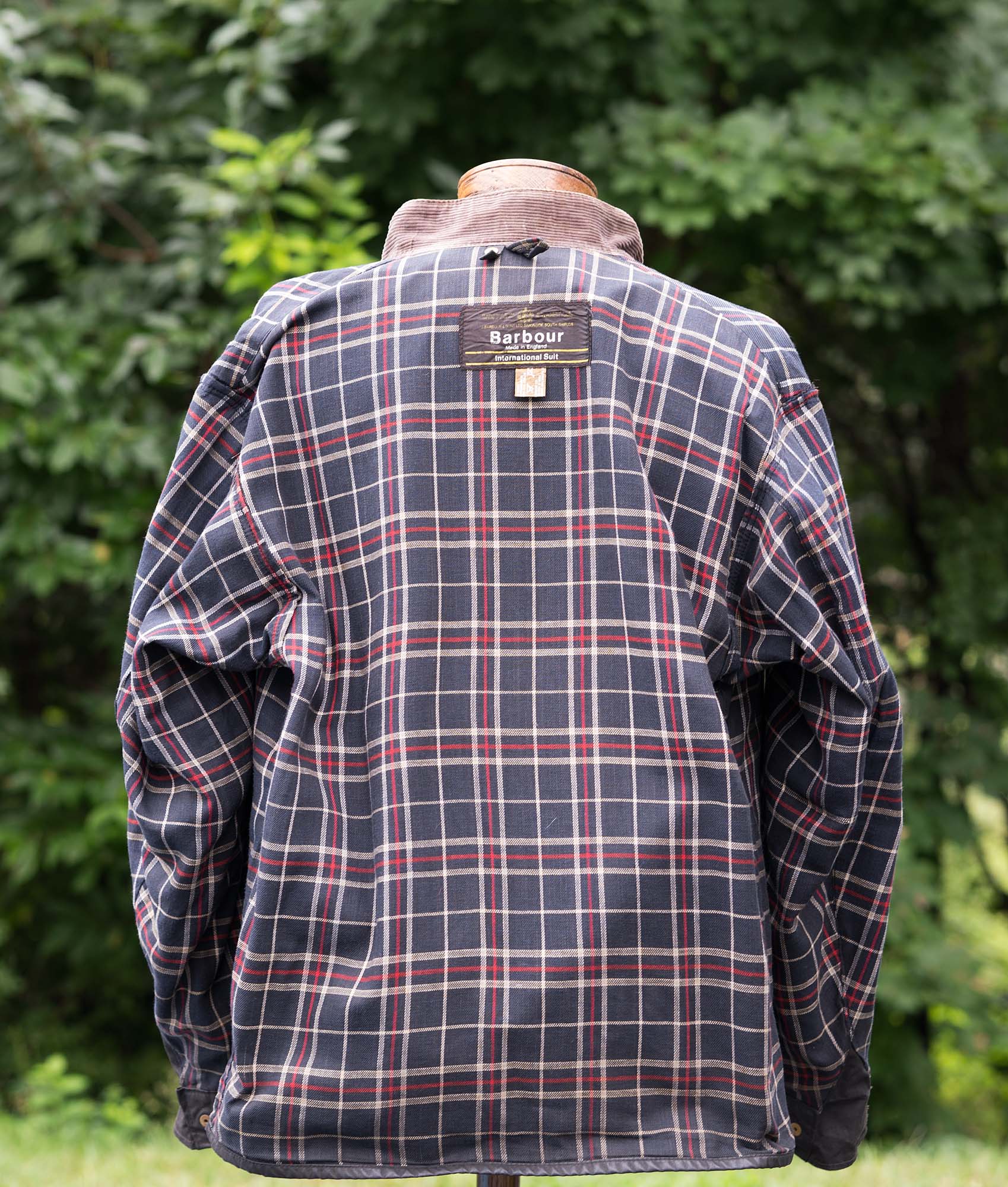 Barbour International Suit, Waxed Cotton Motorcycle Jacket - Made