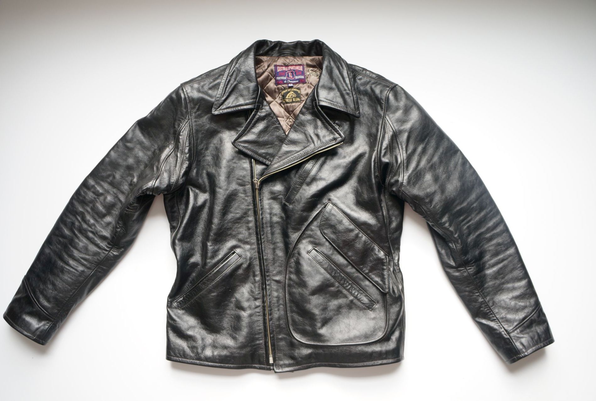 ELMC (Eastman Leather) Windward-Black Horshide Size 42-Like New | The ...