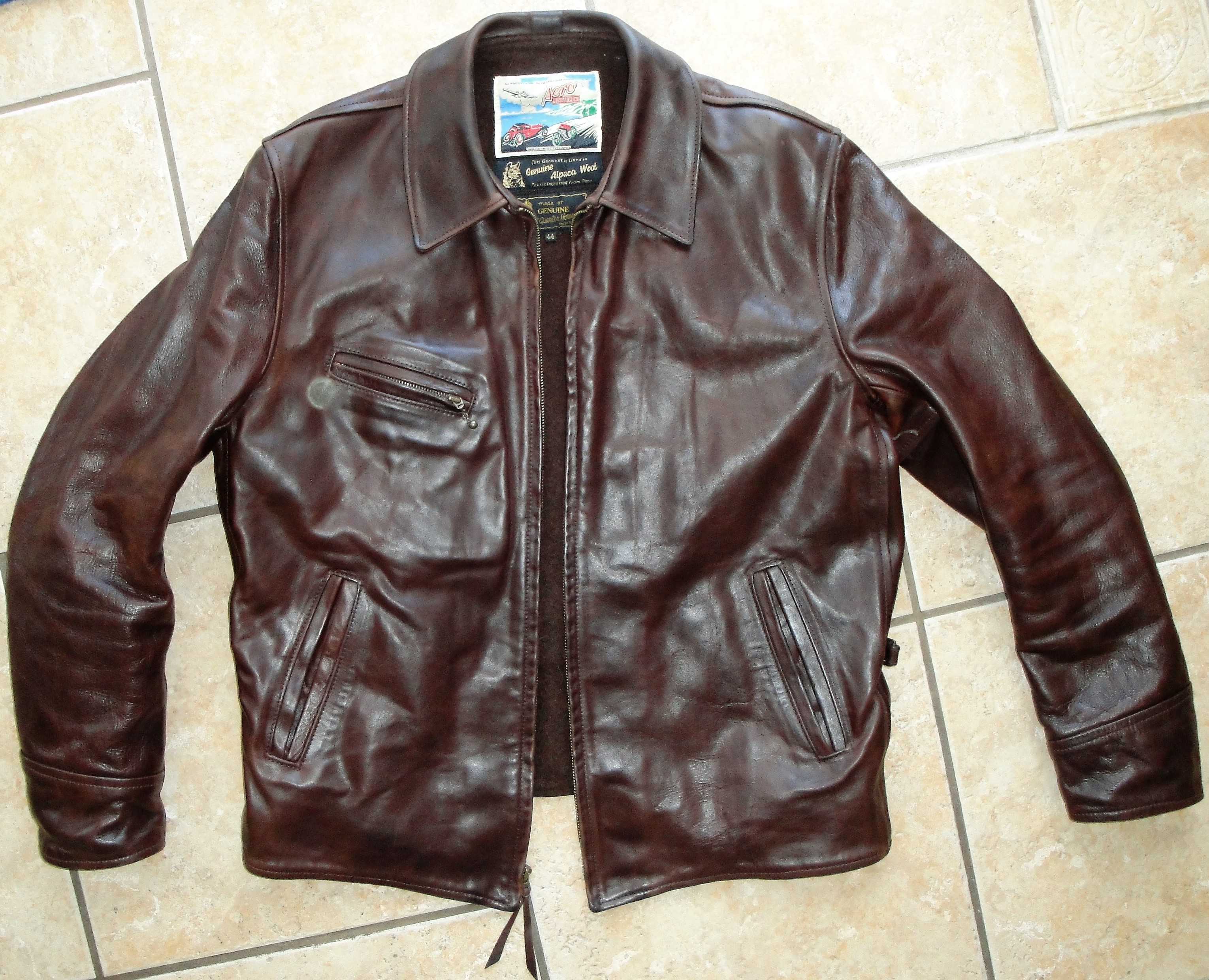 Front quarter horsehide discount jacket