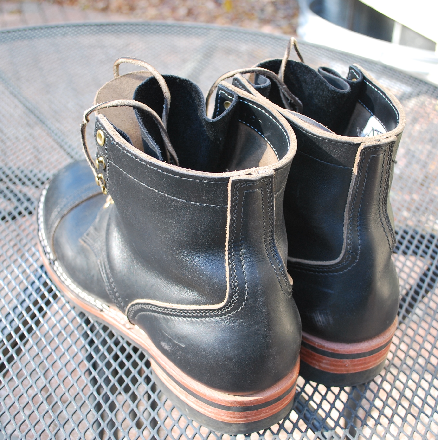 Nicks Americana 12D Black CXL Boots | The Fedora Lounge