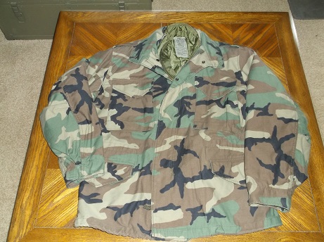 USGI Camo BDU Coat M-65 Field Jacket