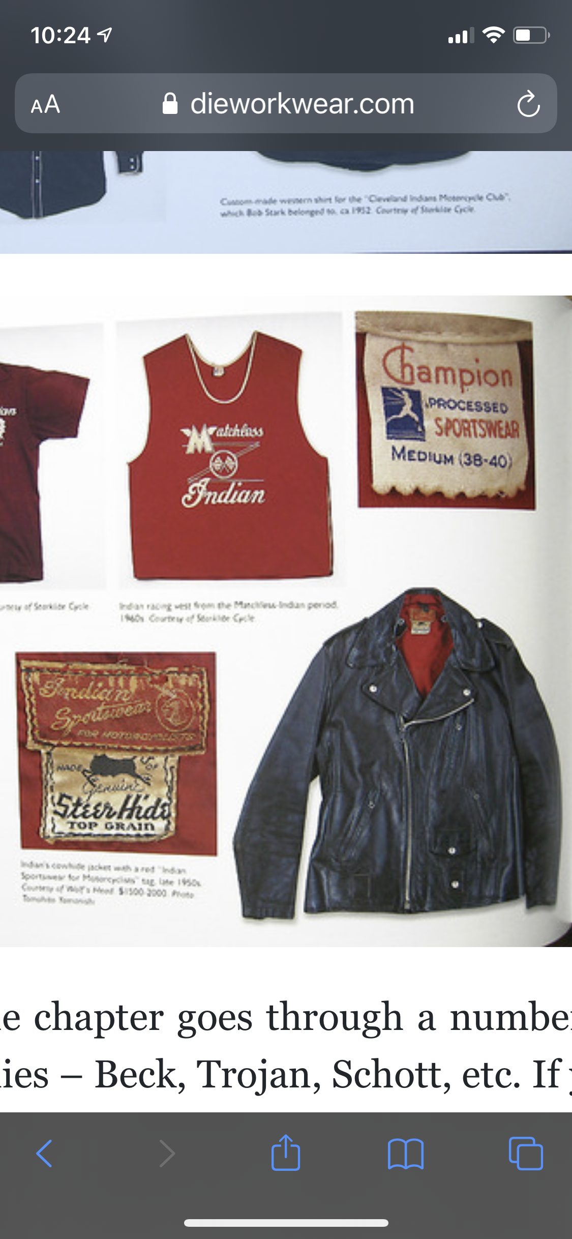 1950 s Indian Ranger motorcycle jacket The Fedora Lounge
