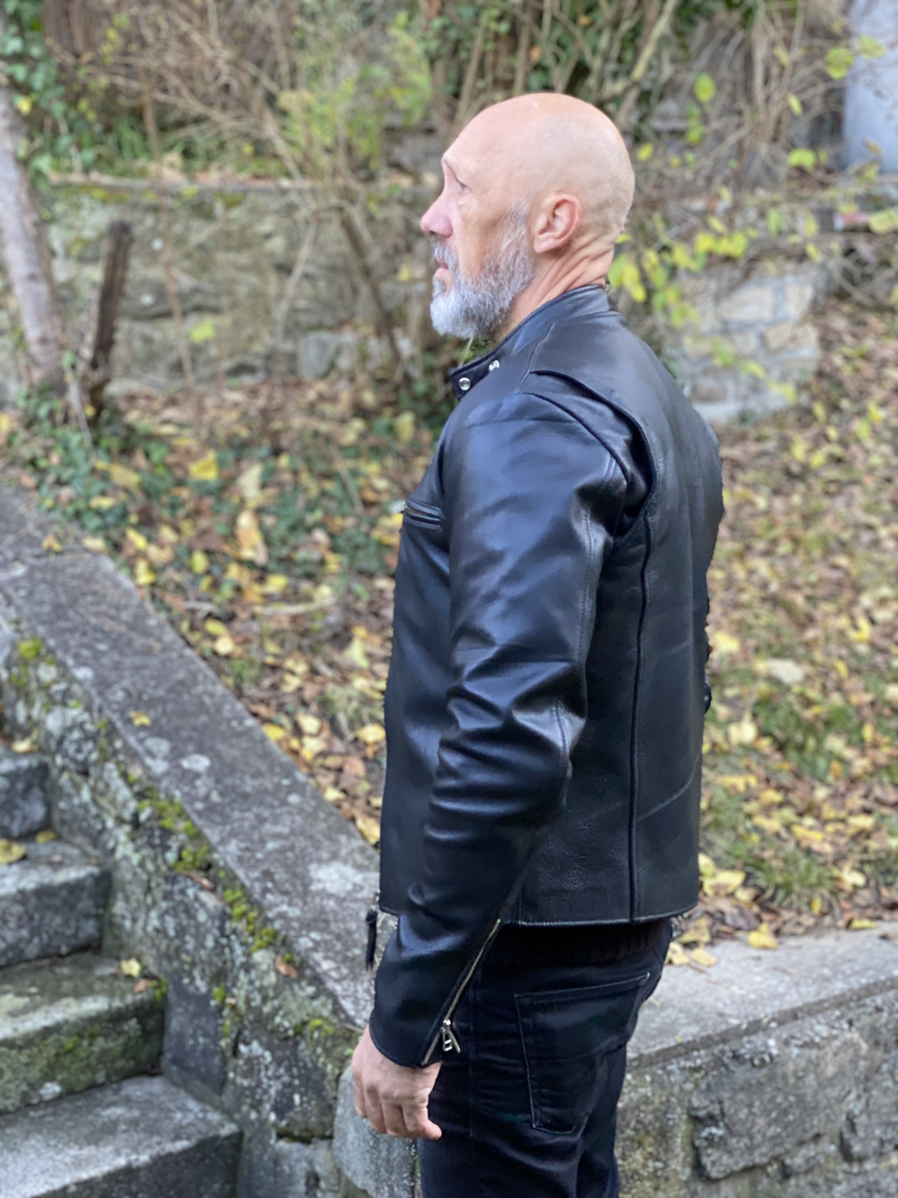 Jean shop leather deals jacket