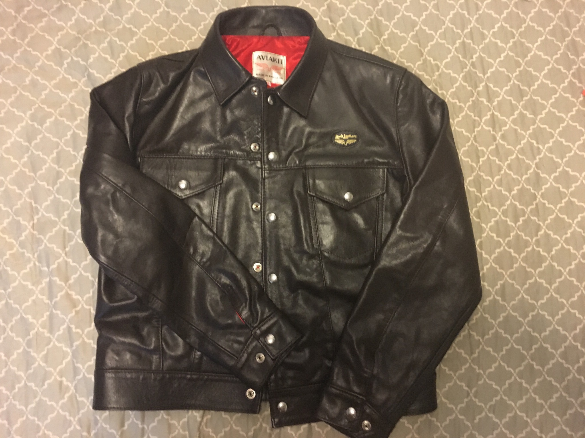 Lewis leathers western jacket top