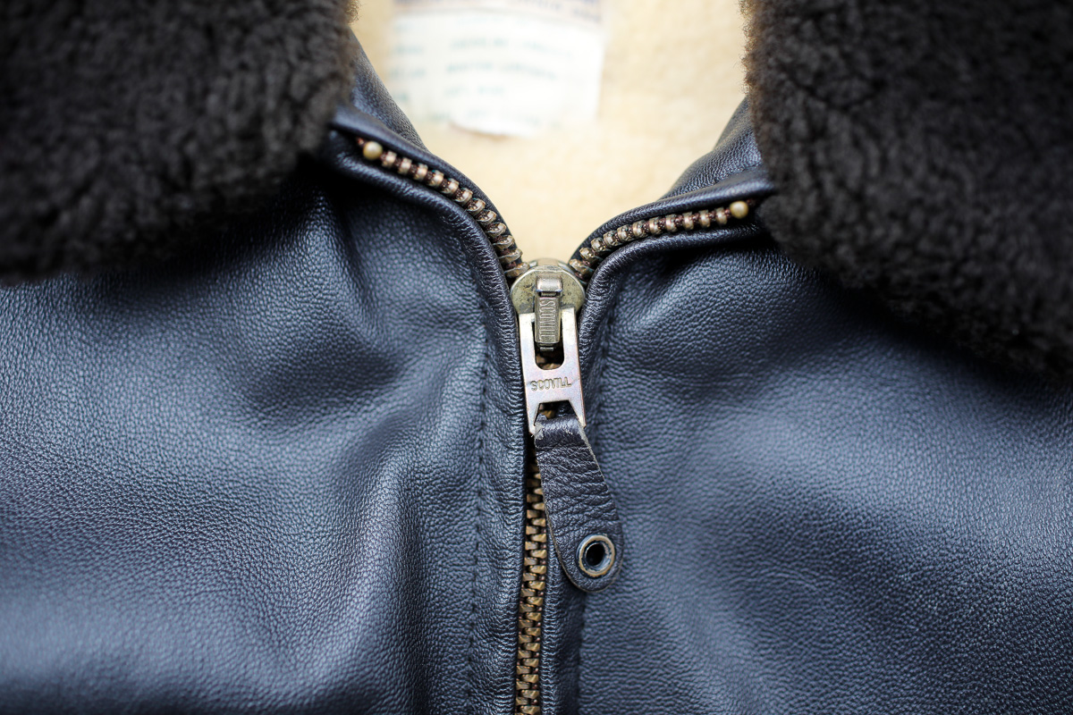Golden Bear shearling lined goatskin flight jacket 40-42 | The Fedora ...
