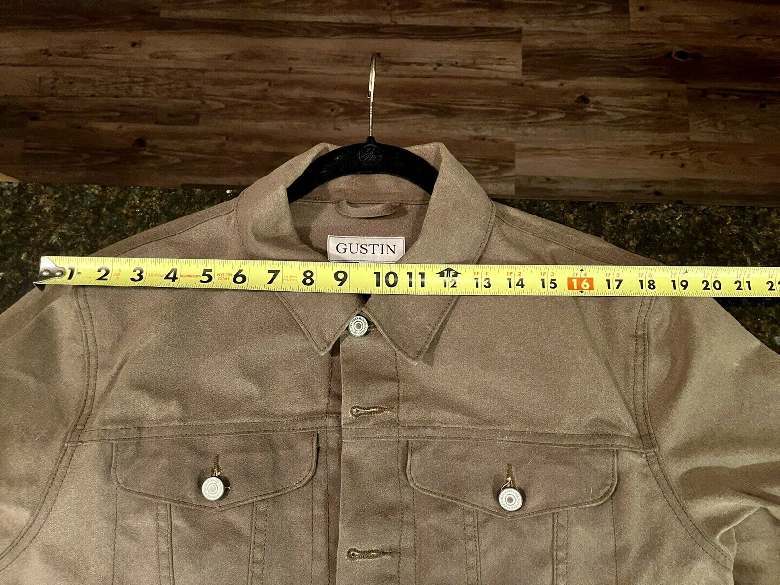 Gustin waxed trucker jacket sales