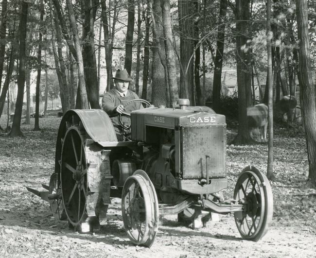 HC971 Case Tractor and Fedora c1938.jpg