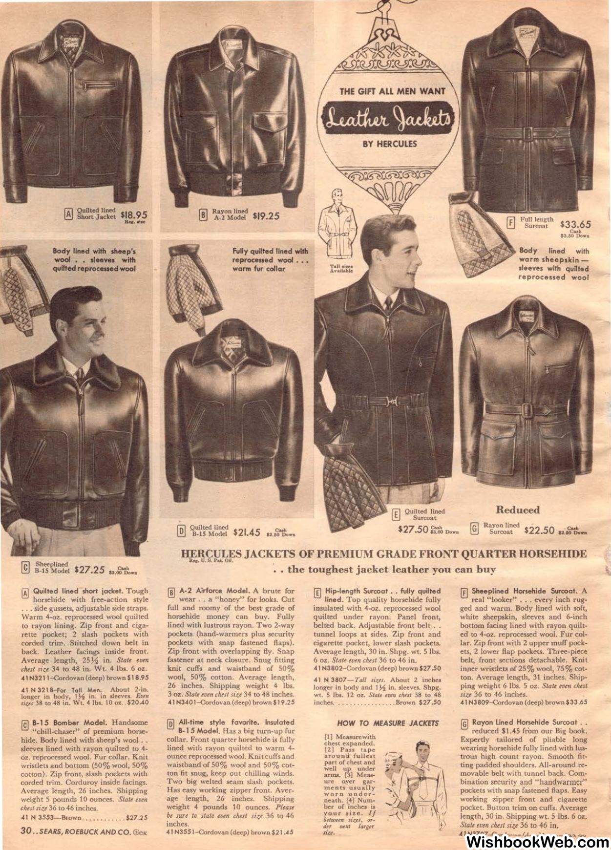 horsehide jackets, 1952 Sears catalog.jpg