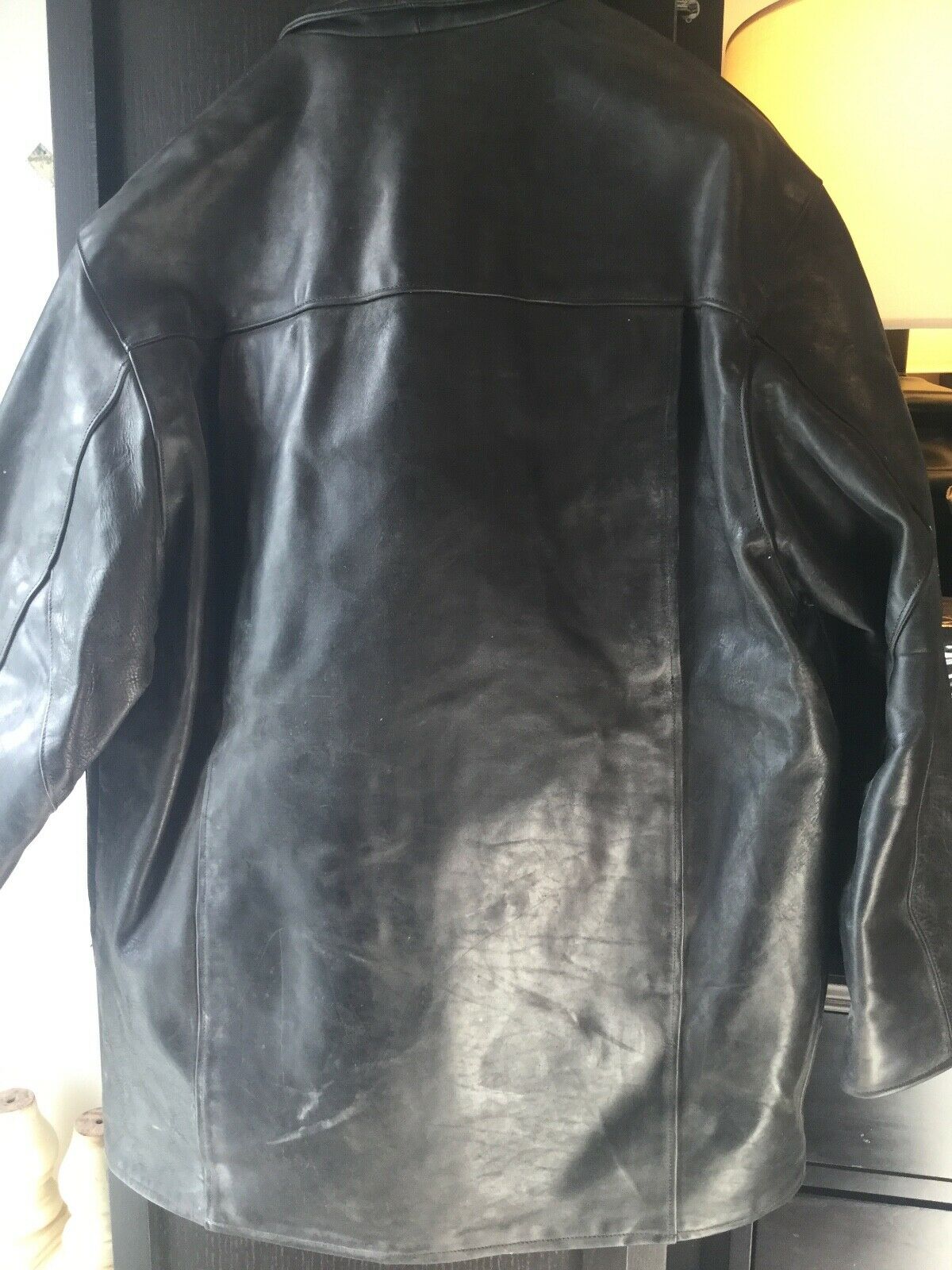 Horsehide Leather Jacket - RebelStoke Large Black 3.jpg