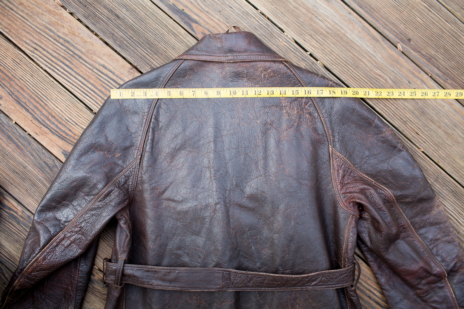 Leather long car coat 1900-1910s – pre WW1 - Horsehide? – 42-44 | The ...