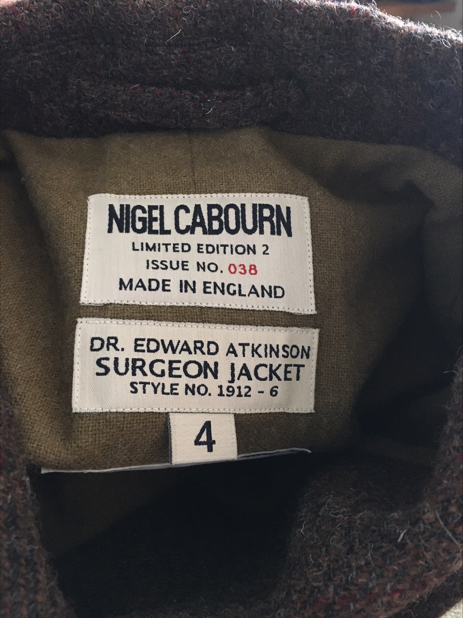 Surgeon's Jacket (Tweed) by Nigel Cabourn | The Fedora Lounge