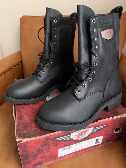 Red Wing Boots 9D NEW - Motorcycle NOS | The Fedora Lounge