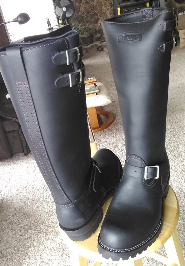 16 inch engineer shop boots