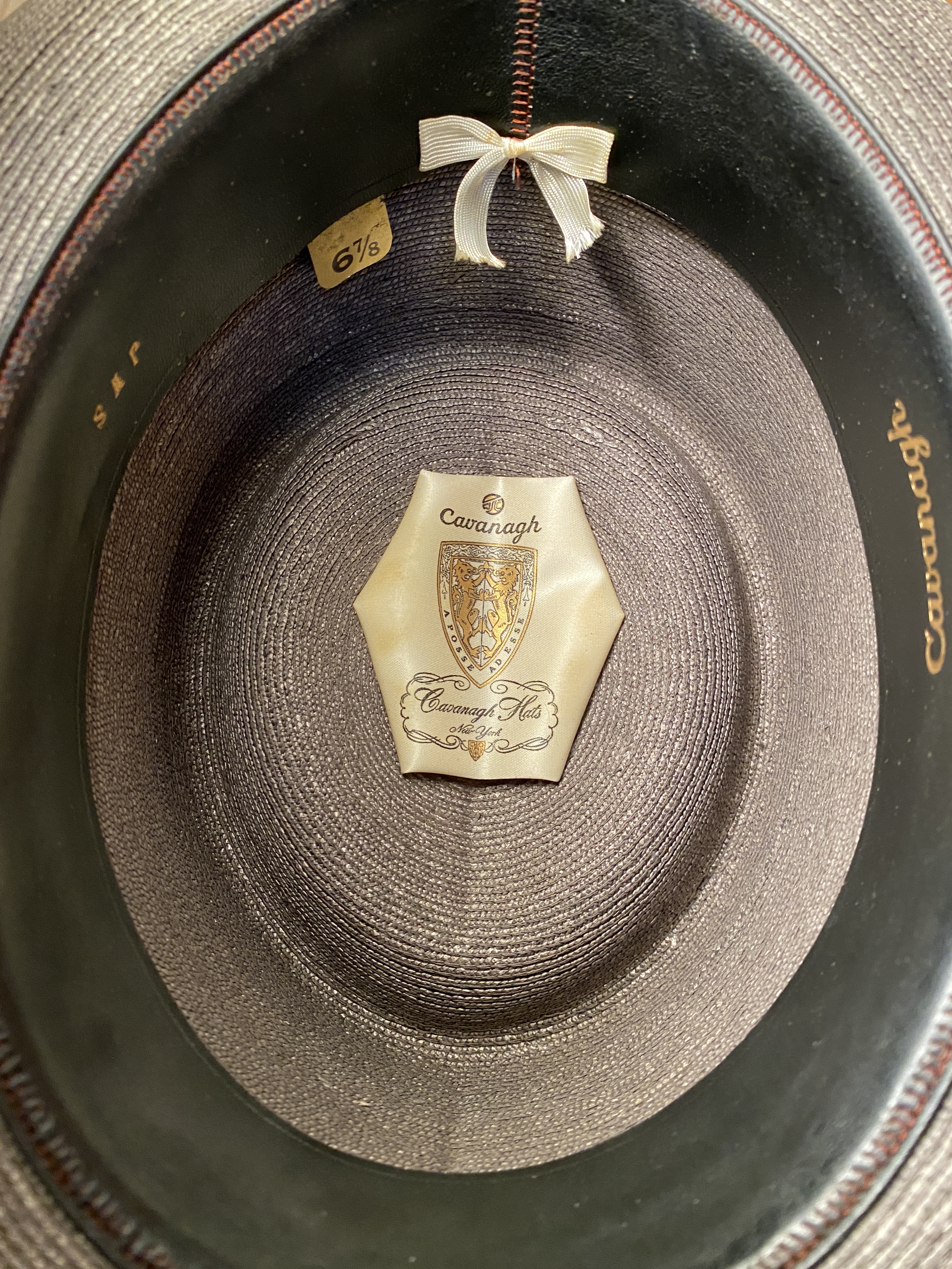 1950s/60s Cavanagh Milan Straw Hat (6 7/8) | The Fedora Lounge