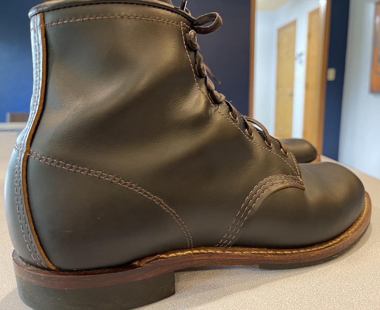 Red Wing Heritage Boots Beckman Round 9060 10.5D Black Klondike