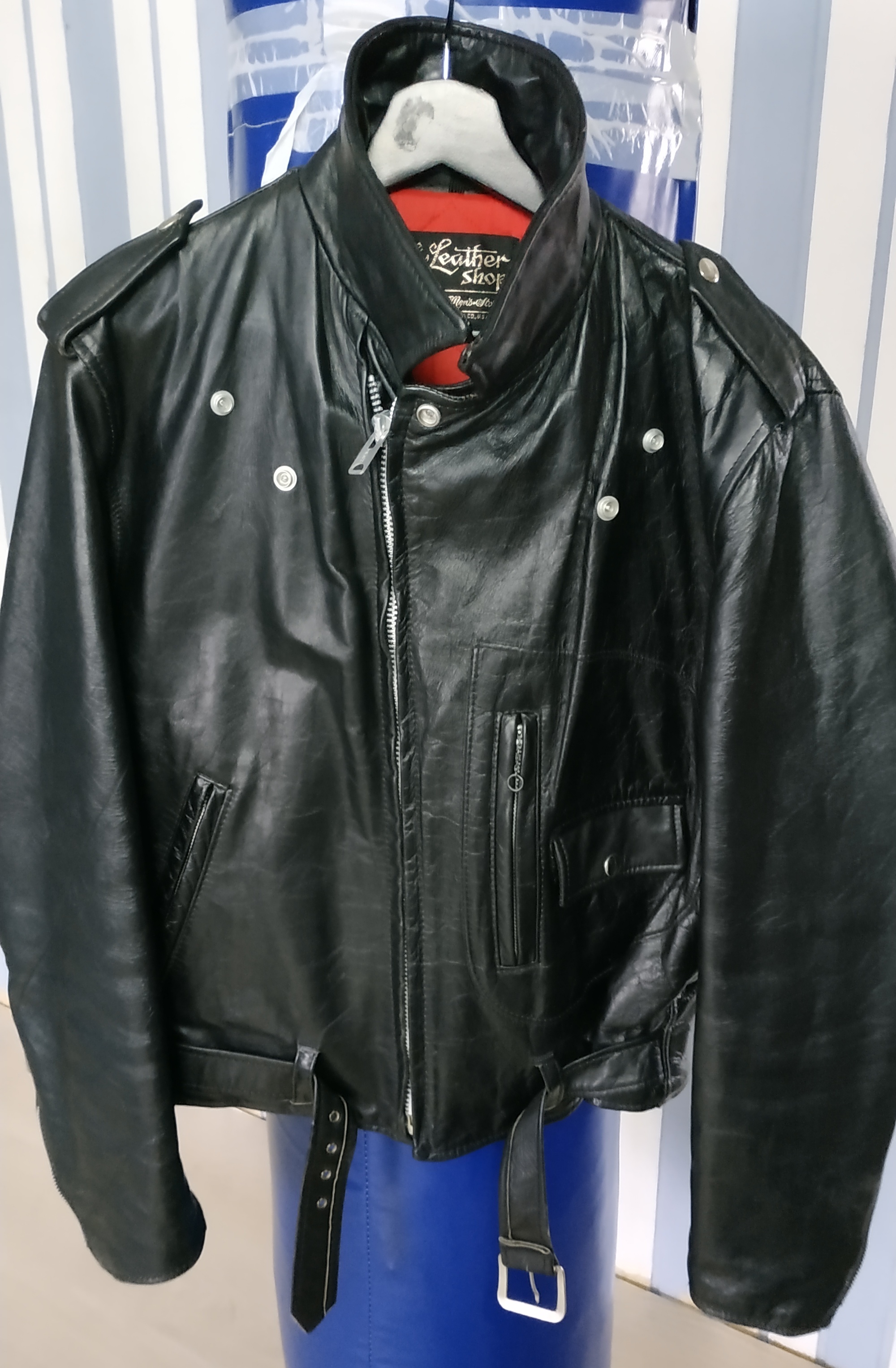 Vintage Leather Jacket D Pocket 42R | The Fedora Lounge