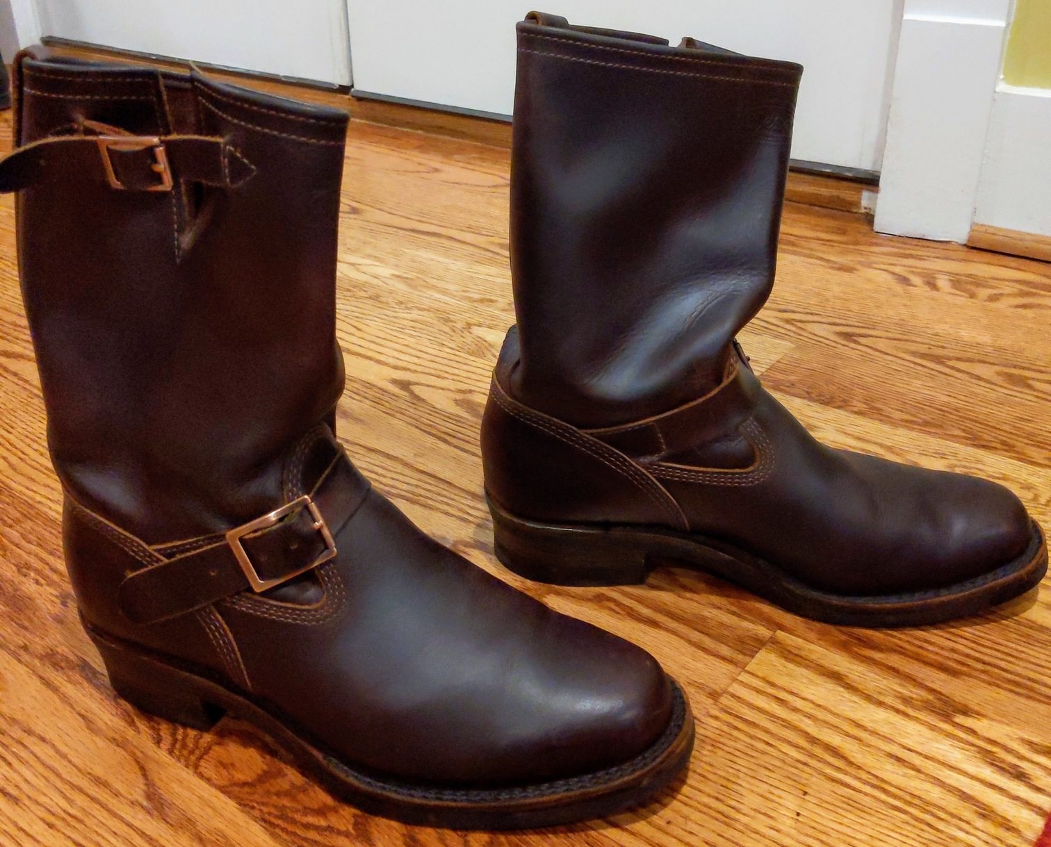 Wesco/Iron Heart Collab Boss Engineer boots, Brown , 9.5, $300 | The ...