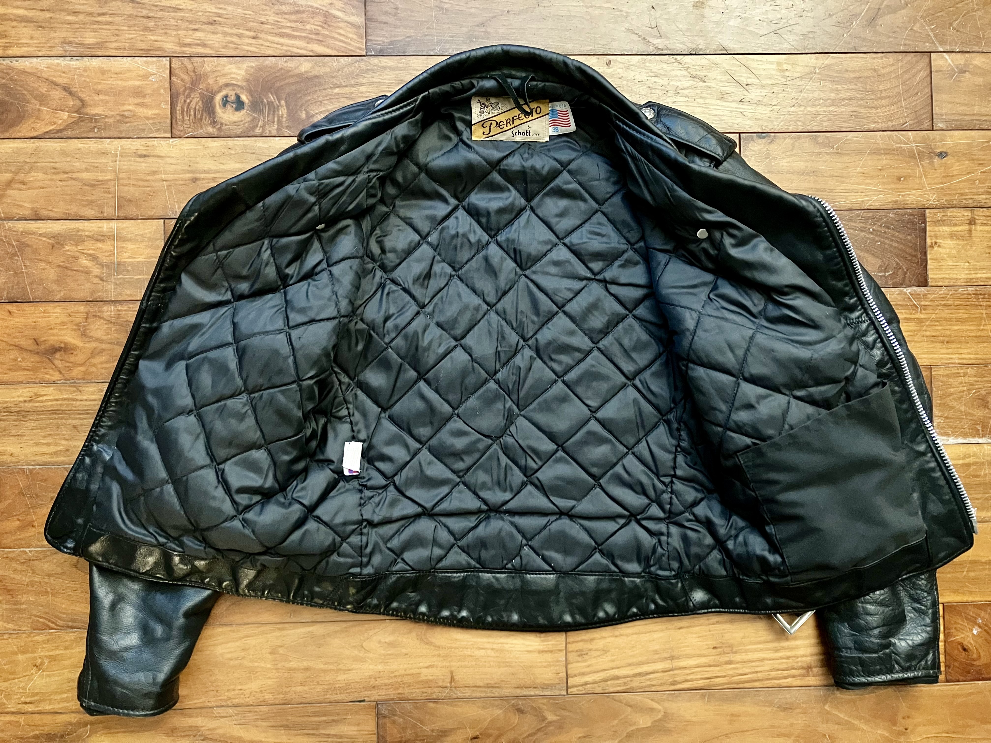 F.S. 80s Schott Perfecto 118 Size 38 £130 | The Fedora Lounge