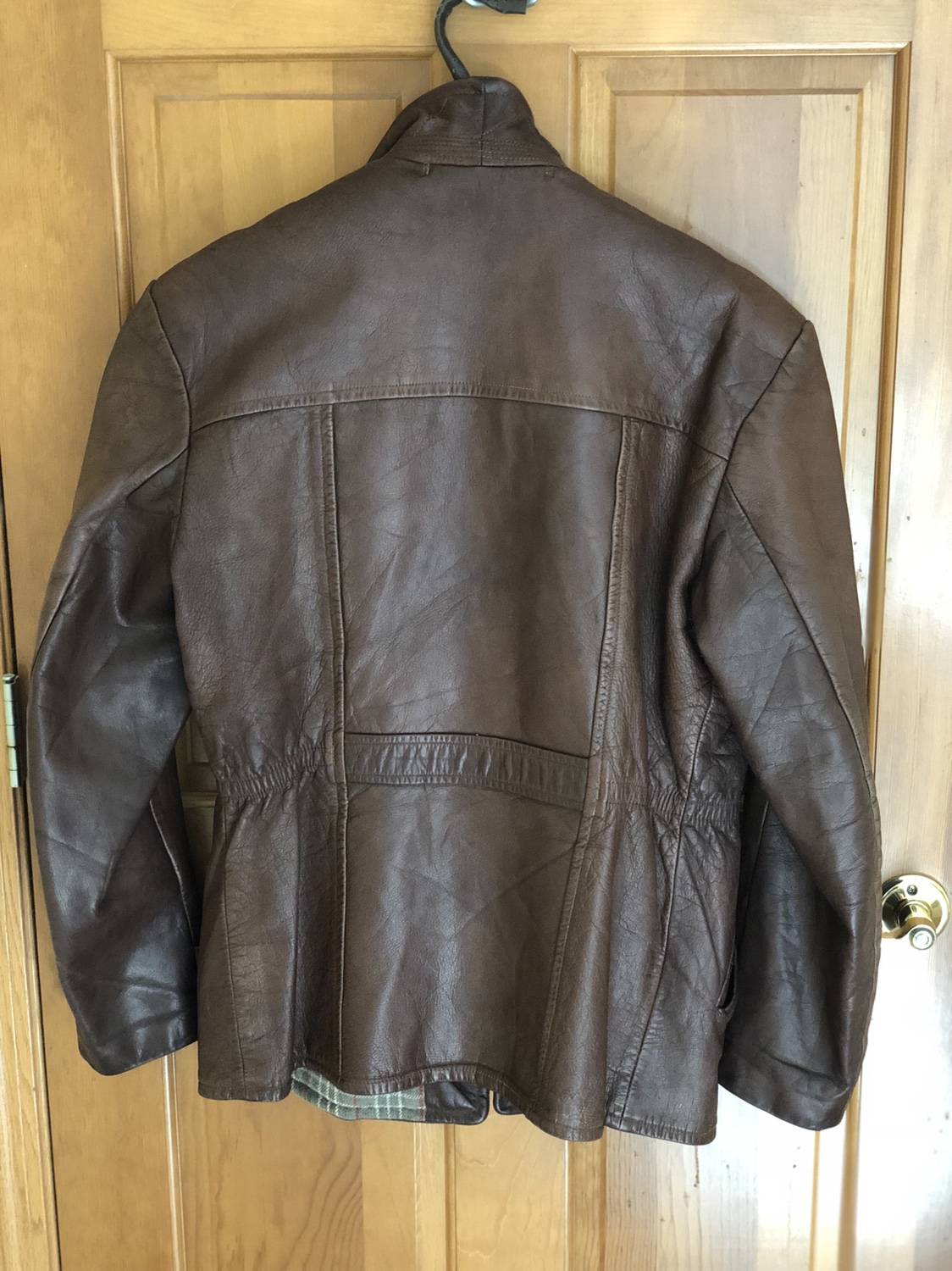 Restoration of vintage 1940s Goatskin jacket | The Fedora Lounge