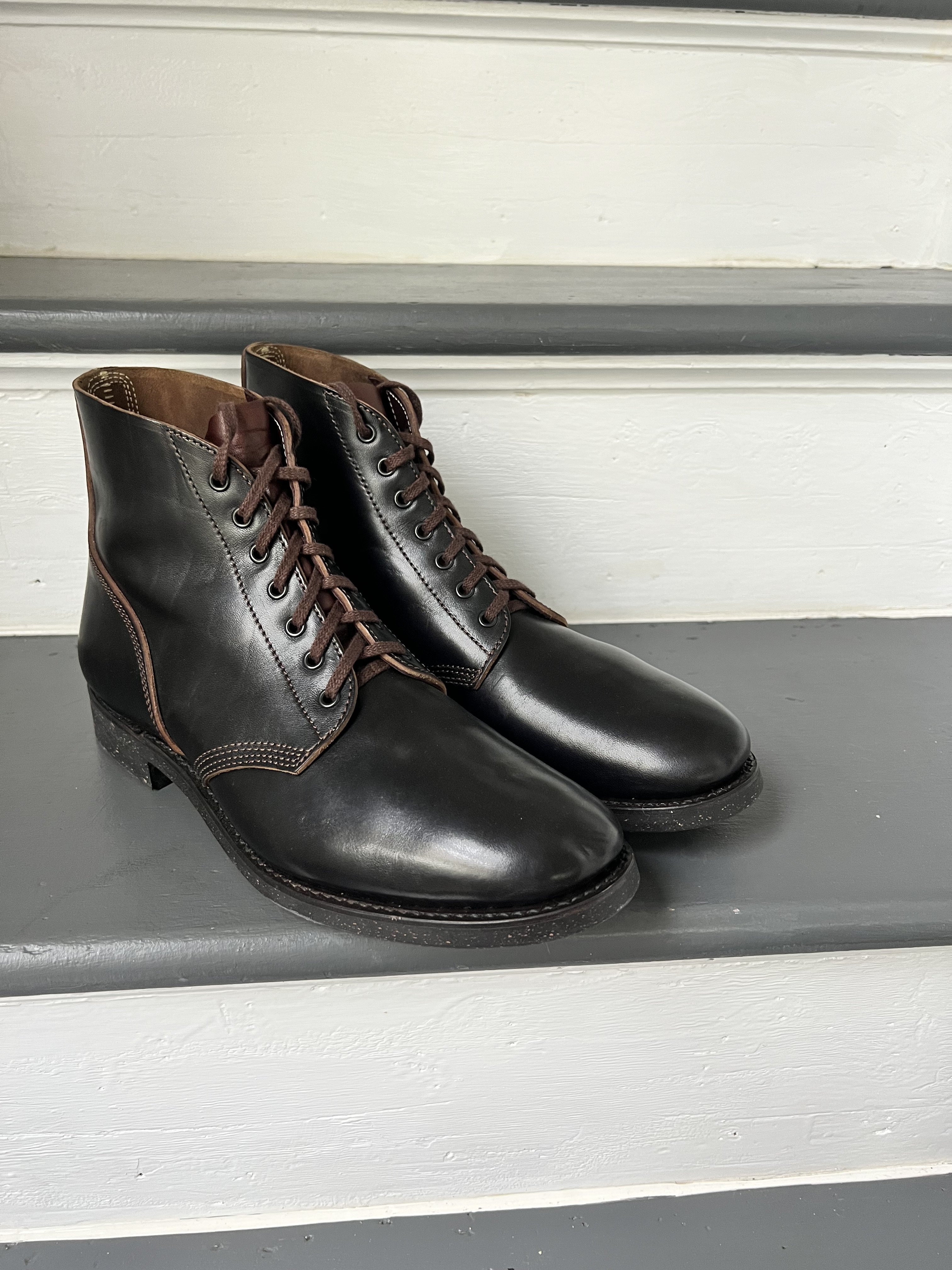 Skoob x Lua M43 Boots Black Horsebutt, Size 9.5 or 27.5 | The Fedora Lounge