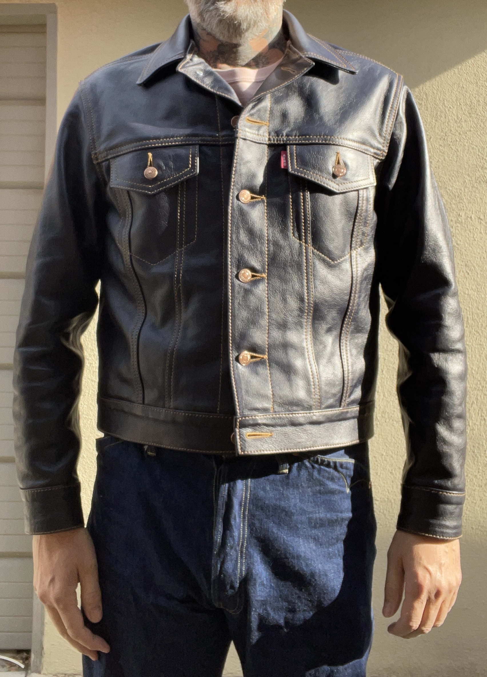 Aero Leather Type III 557XX Blue Vicenza 42 | The Fedora Lounge