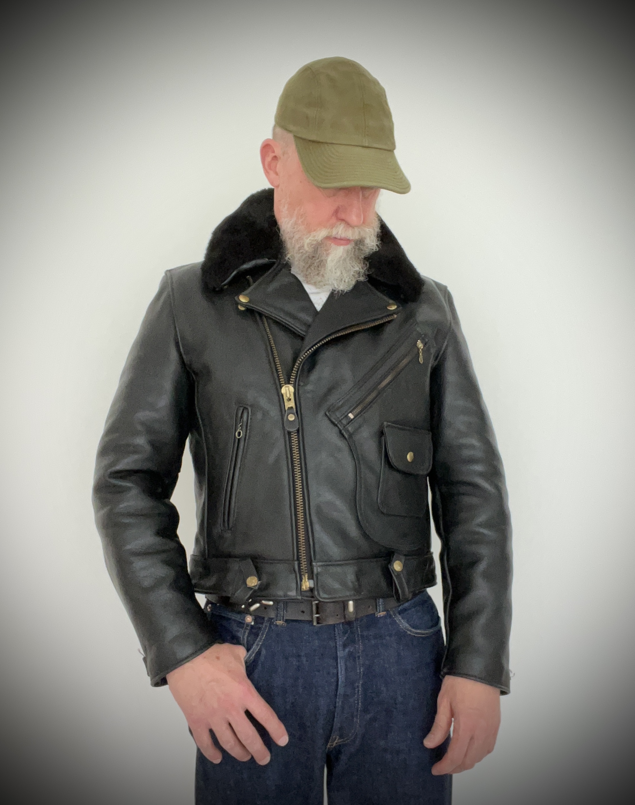 Review NOS Protech Leather Apparel Vintage Trojan Style Leather