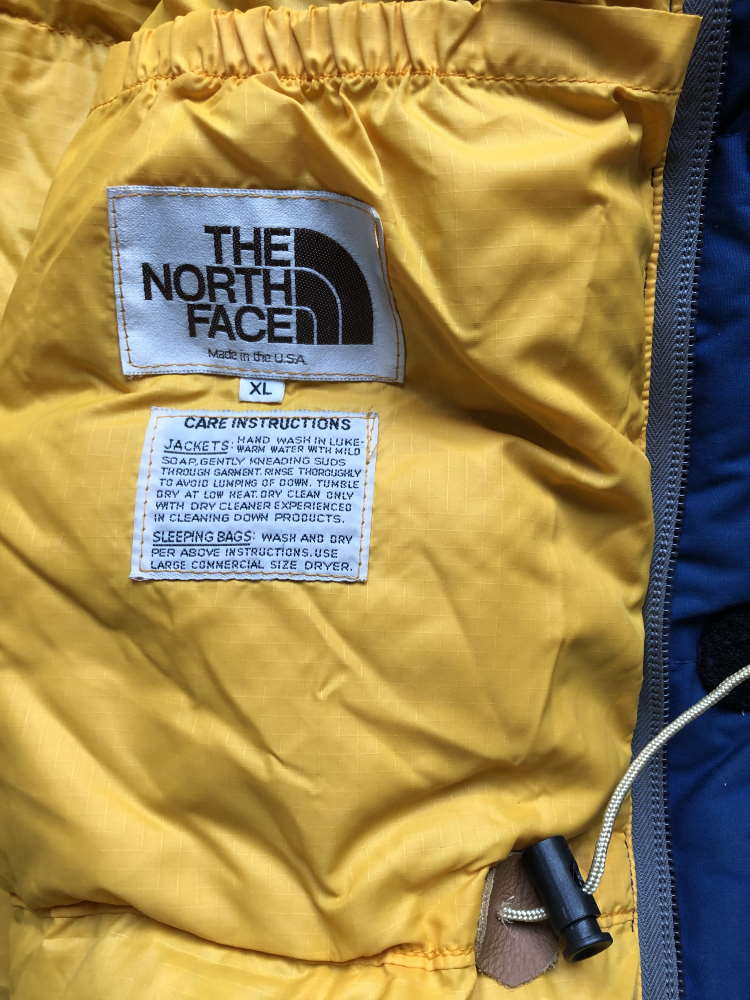 north face care instructions