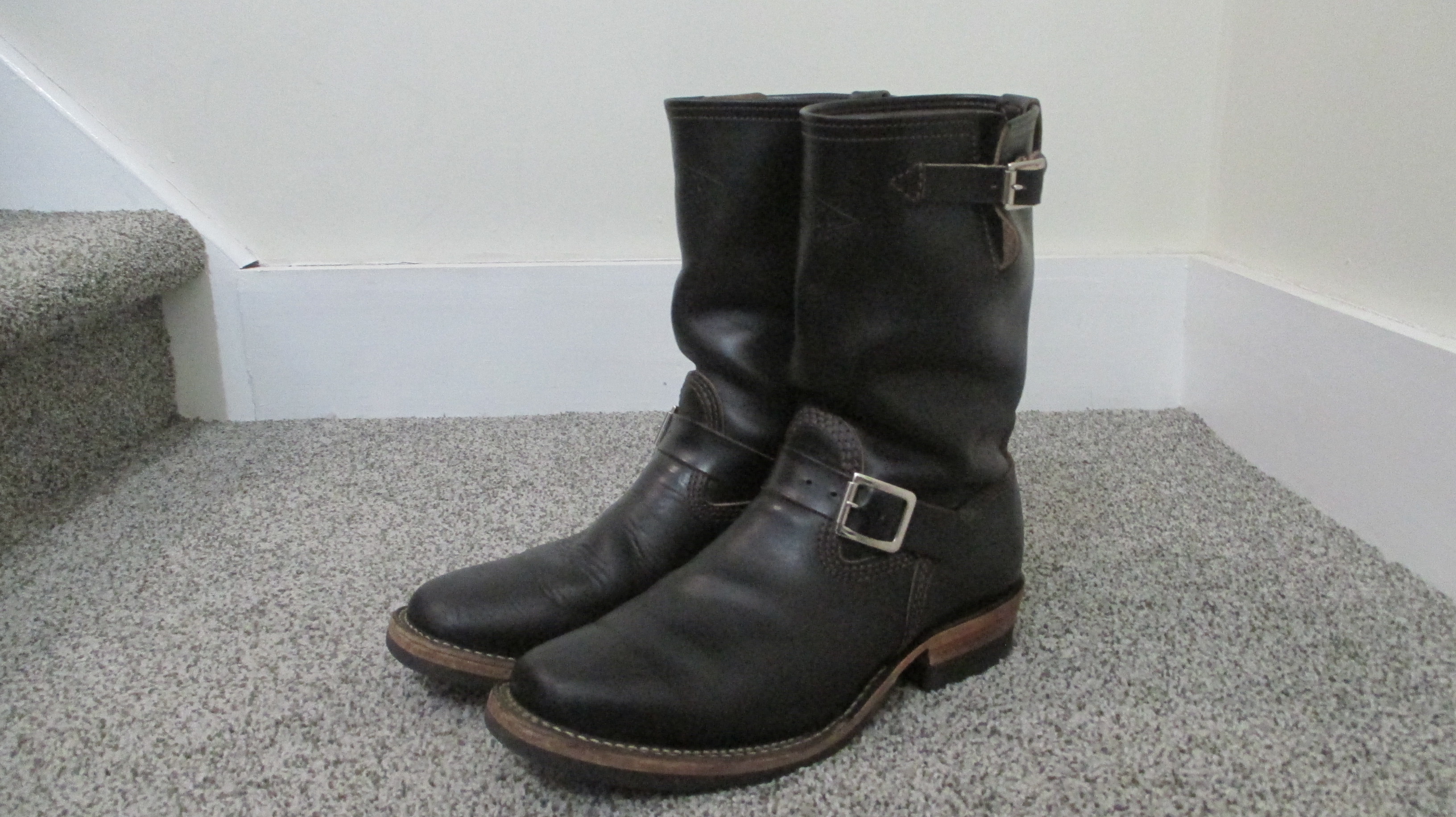 Wesco Mr. Lou Black Size 11D Engineer boots | The Fedora Lounge