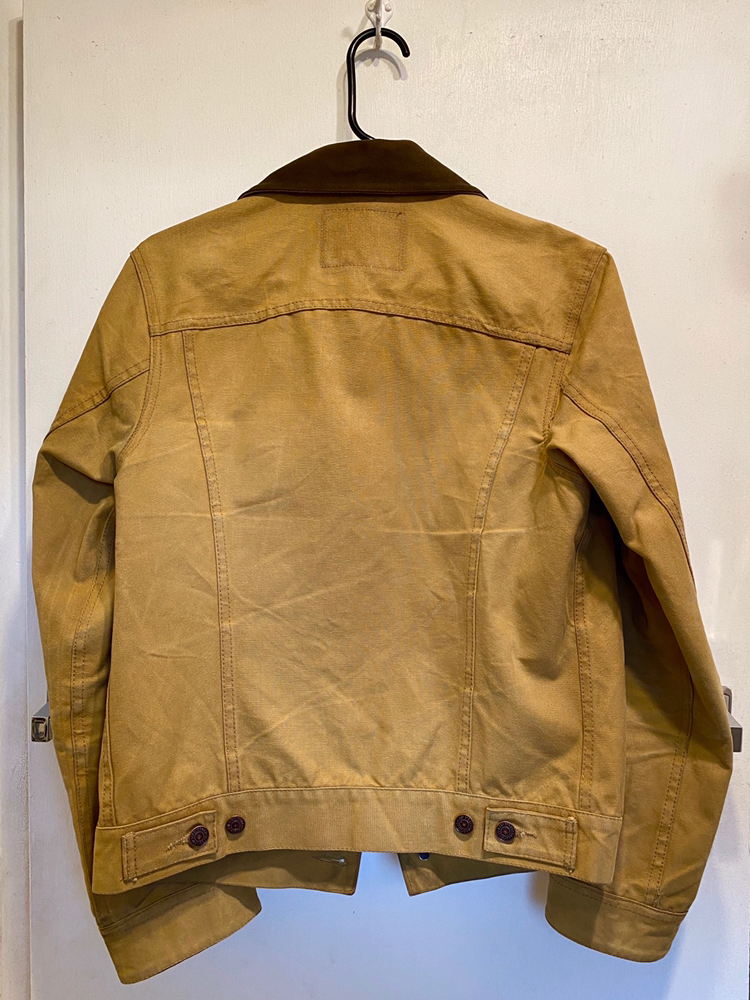 Enkelhed svinge Nyttig Levi's X Filson Tin Cloth Trucker Jacket (SMALL) - $600 | The Fedora Lounge