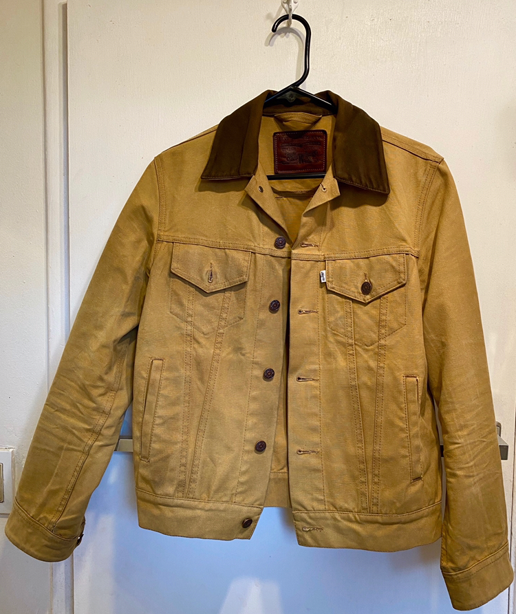 Enkelhed svinge Nyttig Levi's X Filson Tin Cloth Trucker Jacket (SMALL) - $600 | The Fedora Lounge