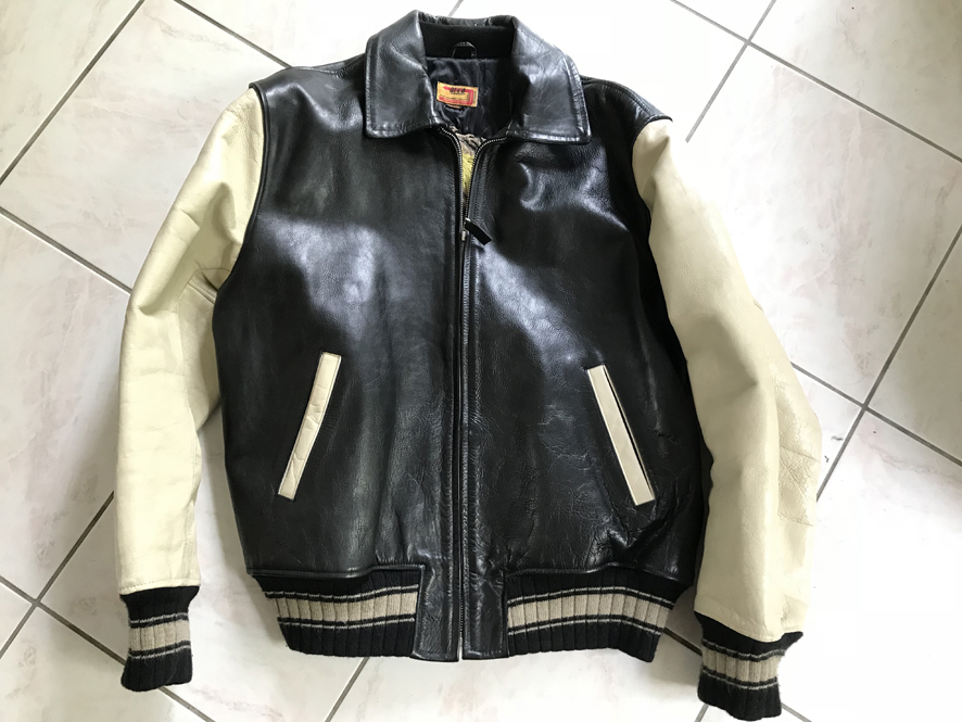 80's Buco Varsity jacket steerhide SZ.50/XXL japanese embroidery | The ...