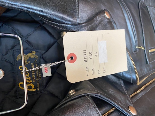 FS: The Real Mccoys BUCO J-24 HORSEHIDE LEATHER JACKET 46