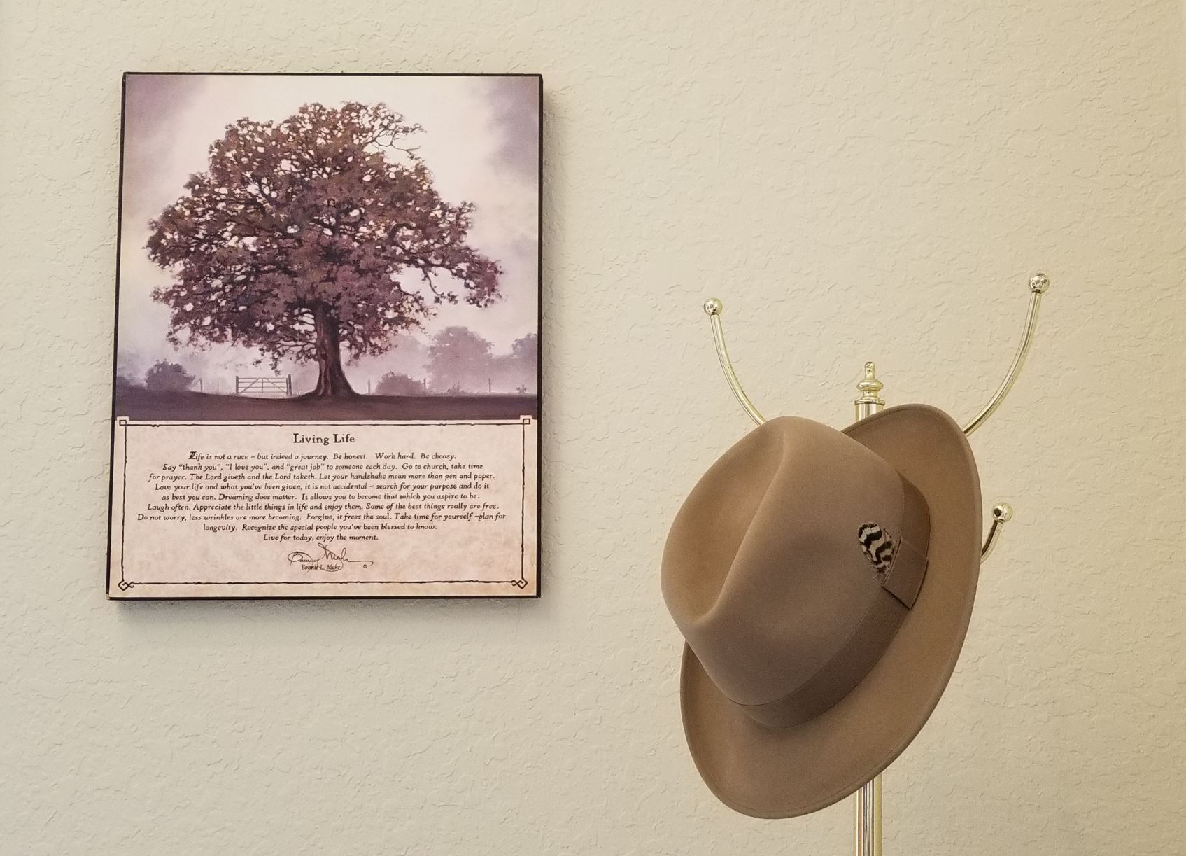 My Church put up a hat rack today March 24 2019.JPG