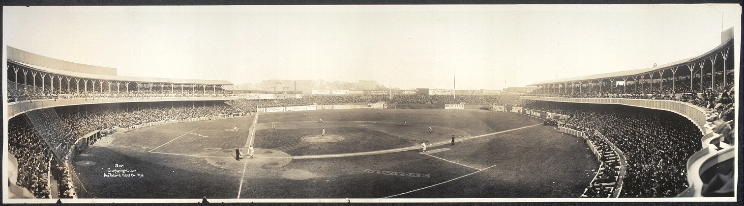 Panorama, baseball, Polo Grounds, New York, Oct. 13, 1910.jpg