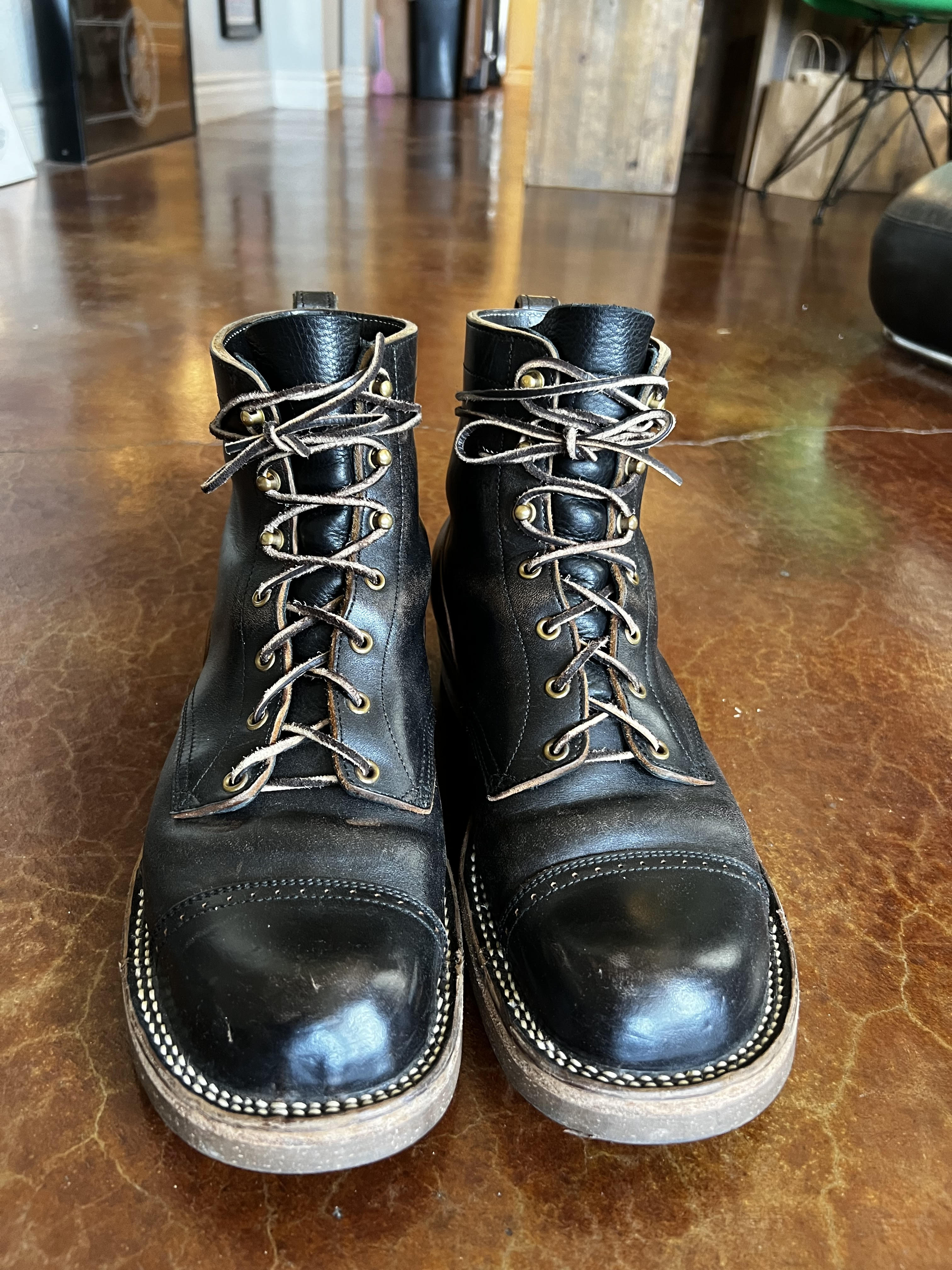 FS: Rolling Dub Trio Roots Boot in black horse butt sz 12 | The Fedora ...
